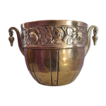 Cache - pot art nouveau en laiton