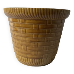 Cache pot barbotine panier