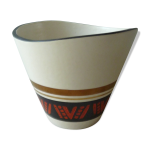 Cache pot en cramique des annes 60