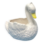 Cache pot en céramique italienne en forme de cygne Cache pot en céramique italienne en forme de cygne