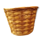 Cache pot / corbeille en osier tress�