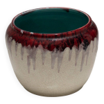 Cache - pot en faïence fine craquelée, orchies, 1930s Cache - pot en faïence fine craquelée, orchies, 1930s