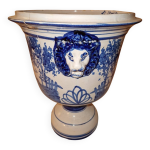 Cache pot int�rieur fa�ence de nevers sign� f. albus