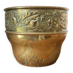 Cache - pot en laiton, annes 70 - 80