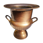 Cache pot mdicis en laiton
