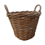 Cache pot osier avec anses