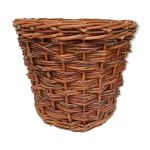 Cache pot en osier tress