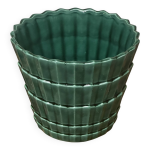 Cache - pot saint clment en cramique verte