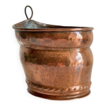 Cache - pot suspendu cuivre et acier