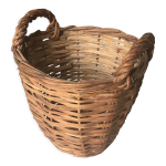 Cache pot vintage en osier