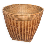 Cache pot xl osier et bambou 1960 Cache pot xl osier et bambou 1960
