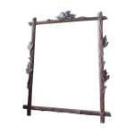 Cadre ancien en bois sculpté mesures 49 cm x 39 cm Cadre ancien en bois sculpté mesures 49 cm x 39 cm