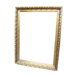 Important cadre doré début xxe siècle - feuillure : 100, 8 x 72, 8 cm Important cadre doré début xxe siècle - feuillure : 100, 8 x 72, 8 cm
