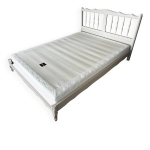 Cadre de lit 140x190 merisier revisit�