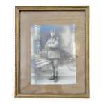 Cadre photo en bois dor