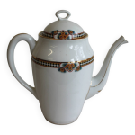 Cafetière ancienne an porcelaine de limoges blanche motifs fleurs Cafetière ancienne an porcelaine de limoges blanche motifs fleurs