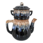 Cafeti�re en gr�s �maill�