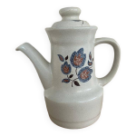 Cafeti�re en gr�s �maill� saint amand d�cor sologne