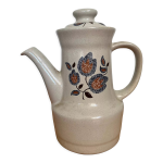 Cafeti�re en gr�s �maill� saint amand d�cor sologne