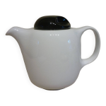 Cafetire noire et blanche en cramique