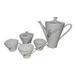 Cafetière porcelaine de sologne et tasses Cafetière porcelaine de sologne et tasses