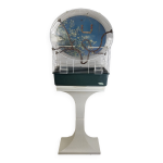 Cage  oiseaux sur pied vintage