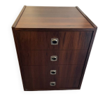 Caisson de bureau palissandre ann�es 70