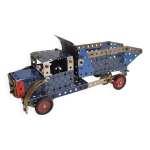 Camion - benne meccano annes 50 pices d origine patine authentique 30 cm