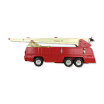 Camion de pompier tonka grand format, jouet ancien