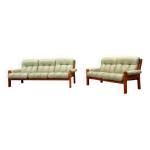 Canapés 3 et 2 places, modèle montana par ekornes norvège, années 1980 Canapés 3 et 2 places, modèle montana par ekornes norvège, années 1980