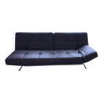 Canap� 3 places cuir marron cinna mourgue pascal