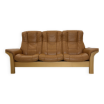 Canapé 3 places ekornes stressless années 80 norvège Canapé 3 places ekornes stressless années 80 norvège