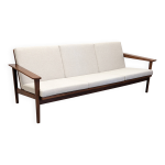 Canap� 3 places de style scandinave en teck, france vers 1950