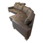 Canap d'angle en cuir bo concept