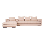 Canap d'angle kopenhaga beige, design scandinave