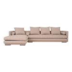Canap d'angle kopenhaga beige, design scandinave
