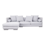 Canapé d angle malmo gris colombe, design scandinave Canapé d angle malmo gris colombe, design scandinave