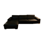 Canapé d'angle roche bobois cuir noir Canapé d'angle roche bobois cuir noir