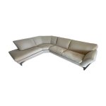 Canap d angle roche bobois rflexion en tissu beige