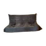 Canap� d'angle togo ligne roset en alcantara anthracite