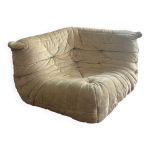 Canapé d angle togo ligne roset en tissu velours beige Canapé d angle togo ligne roset en tissu velours beige