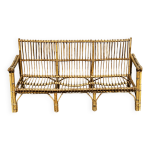 Canap en bambou dal vera canap design italien 1970