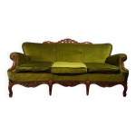 Canap� baroque vert vintage