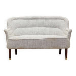 Canap blanc chin, design italien, annes 1960, fabrication: italie