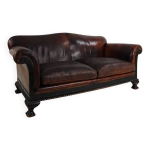 Canap� camelback de club de campagne du d�but du 20e si�cle