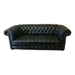 Canap chesterfield vert