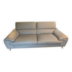 Canap cuir beige design