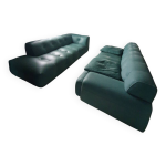 Canap� en cuir fine fleur