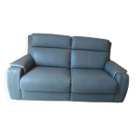 Canap cuir gris