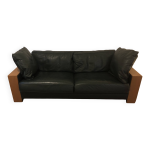 Canap� cuir vintage first time / hugues chevalier